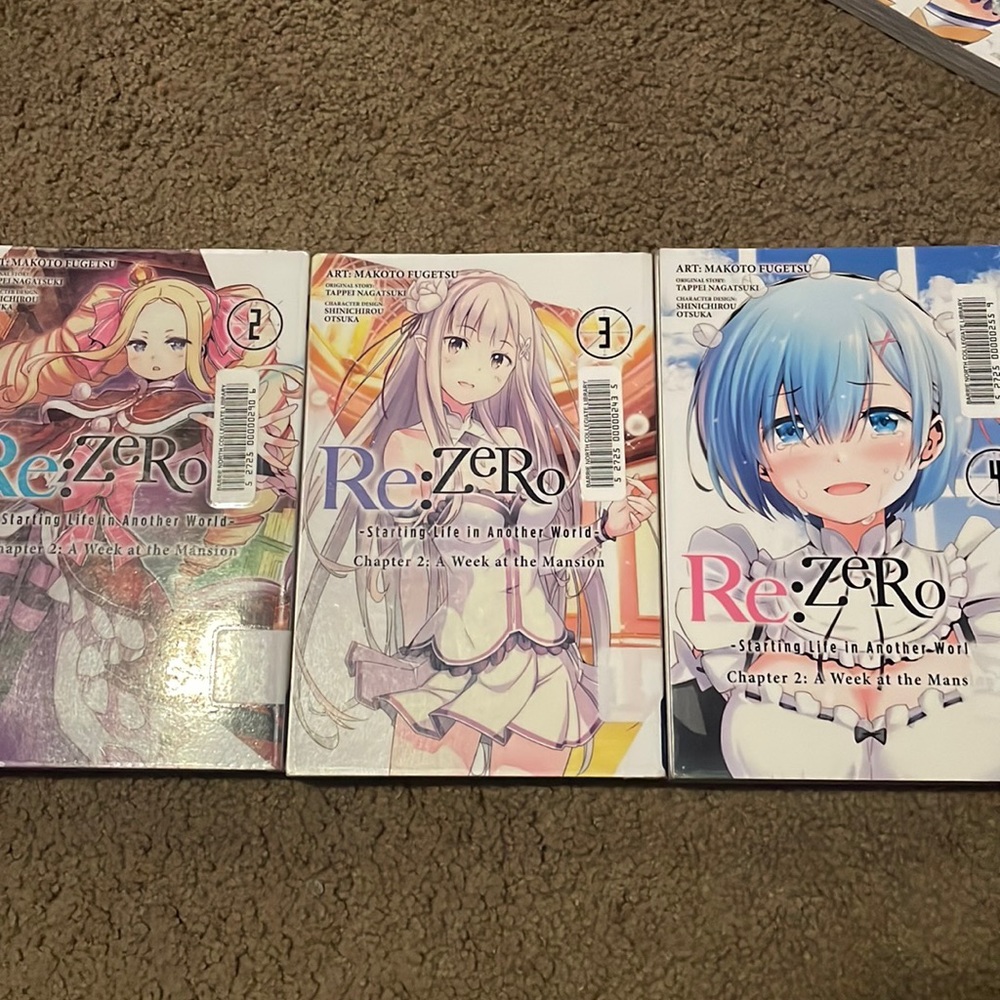 Re:Zero - Starting Life in Another World, Chapter 2 books 2,3,4